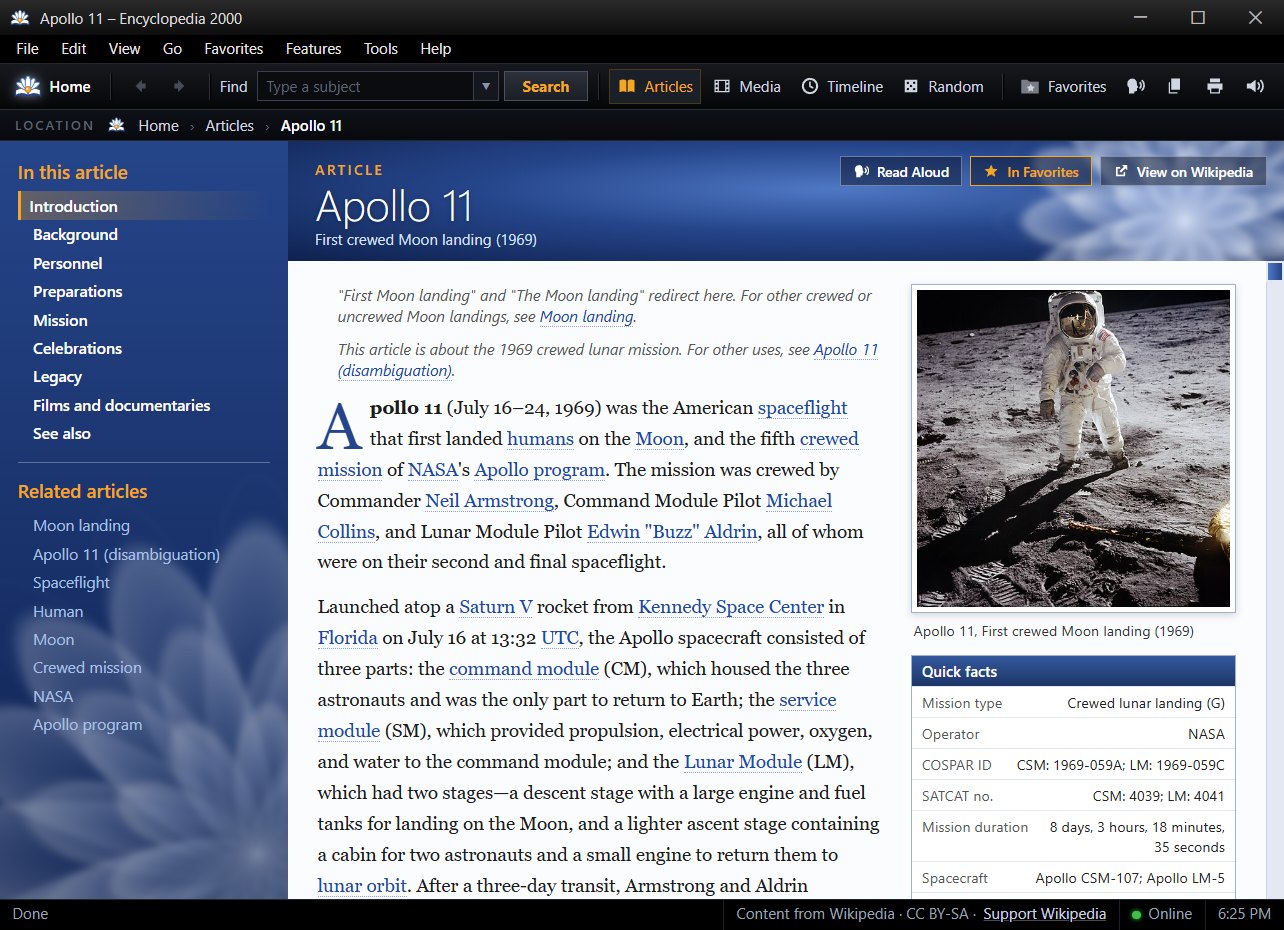 The Apollo 11 article
